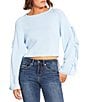 Double Zero Bow Detail Long Sleeve Sweater - Image 4