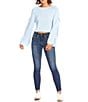Double Zero Bow Detail Long Sleeve Sweater - Image 6