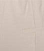 Double Zero Flat Front Wide Leg Pants, Color:Beige - Image 4