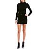 Double Zero High Rise Corduroy Pencil Skirt, Color:Black - Image 3
