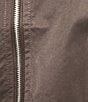 Double Zero Long Sleeve Hooded Zip Up Jacket, Color:Cocoa - Image 4