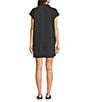 Double Zero Mock Neck Quarter Zip Mini Dress - Image 2