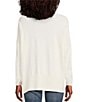 Double Zero Roll Neck Seam Detail Long Sleeve Sweater - Image 2
