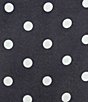 Double Zero Satin Polka Dot V-Neck Top - Image 4