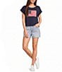 Double Zero Short Sleeve Flag Patch Tee - Image 3