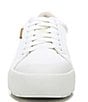 Color:White - Image 6 - Time Off Lace-Up Platform Sneakers