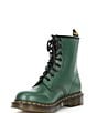 Color:Green - Image 4 - Women's 1460 Smooth Leather Combat Boots