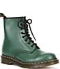 Color:Green - Image 1 - Women's 1460 Smooth Leather Combat Boots