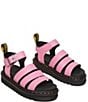 Color:Fondant Pink - Image 5 - Blaire Athena Leather Platform Sandals