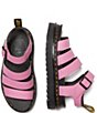 Color:Fondant Pink - Image 6 - Blaire Athena Leather Platform Sandals