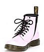 Color:Pale Pink Patent - Image 4 - Girls' 1460 Patent Leather Boots (Toddler)
