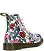 Color:English Garden - Image 2 - Girls' 1460 Printed Leather Boots (Youth)