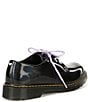 Color:Black - Image 2 - Girls' 1461 Softy T Heart Lace-Up Leather Oxfords (Youth)
