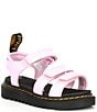 Color:Pirouette Pink - Image 1 - Girls' Klaire Leather Sandals (Toddler)