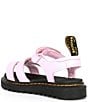 Color:Pirouette Pink - Image 3 - Girls' Klaire Leather Sandals (Toddler)