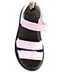 Color:Pirouette Pink - Image 5 - Girls' Klaire Leather Sandals (Toddler)