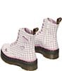 Dr. Martens Jadon Heart Gingham Leather Platform Boots - Image 4