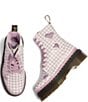 Dr. Martens Jadon Heart Gingham Leather Platform Boots - Image 5