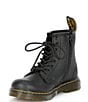 Color:Black - Image 4 - Kids' 1460 Softy T Leather Lace-Up Combat Boots (Toddler)