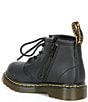 Color:Black - Image 3 - Kids' 1460 Softy T Leather Lace-Up Combat Boots (Infant)