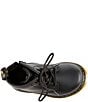Color:Black - Image 5 - Kids' 1460 Softy T Leather Lace-Up Combat Boots (Infant)