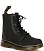 Color:Black - Image 1 - Kids' Combs Lace-Up Boots (Youth)