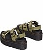 Color:Muted Olive - Image 3 - Kimber II Strappy Platform Sandals