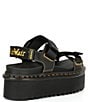 Color:Black - Image 2 - Kimber Webbing Strap Platform Dad Sandals