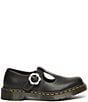 Color:Black - Image 2 - Polley Flower Leather Mary Janes