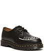 Color:Black - Image 1 - Ramsey Leather Woven Detail Oxfords