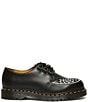 Color:Black - Image 2 - Ramsey Leather Woven Detail Oxfords