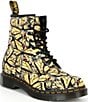 Color:Yellow - Image 1 - Women's 1460 Butterfly Combat Boots
