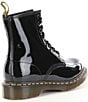 Color:Black - Image 2 - Women's 1460 Classic Patent Leather Combat Boots