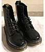 Color:Black - Image 6 - Women's 1460 Classic Patent Leather Combat Boots