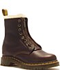 Dr. Martens Women's 1460 Front Zip Warm Lined Combat Booties - Image 1