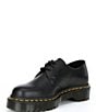 Color:Black - Image 4 - Women's 1461 Bex Smooth Leather Platform Oxford Shoes
