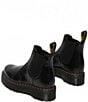 Color:Black - Image 3 - Women's 2976 Quad Leather Platform Chelsea Boots
