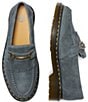 Color:Washed Denim - Image 6 - Women's Adrian Snaffle Suede Loafers