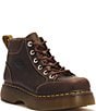 Dr. Martens Women's Buzz 6-Eye Crazy Horse Leather Platform Booties - Image 1
