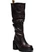 Dr. Martens Women's Kasey Kinsley Leather Heeled Tall Boots - Image 1