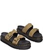 Color:Savannah Tan - Image 4 - Myles Nubuck Double Strap Platform Sandals