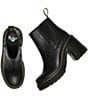 Color:Black - Image 4 - Spence Sendel Leather Chelsea Block Heel Platform Booties