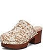 Dr. Scholl's Original Feels Calf Hair Studded Platform Clogs - Image 6