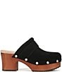 Dr. Scholl's Original Feels Suede Studded Platform Clogs - Image 3