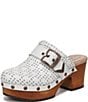 Dr. Scholl's Original Ranch Perforated Leather Buckle Strap Platform Clogs - Image 6