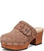 Dr. Scholl's Original Ranch Perforated Suede Buckle Strap Platform Clogs - Image 6