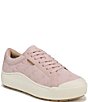 Dr. Scholl's Time Off Embroidered Textured Platform Sneakers - Image 1