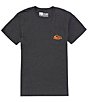 Color:Charcoal - Image 2 - Bass Fishing Sunset Short Sleeve Graphic T-Shirt