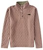 Color:Brown/Loden - Image 1 - Delta Quilted Stretch Pullover