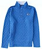 Color:Ensign Blue - Image 1 - Delta Quilted Stretch Pullover